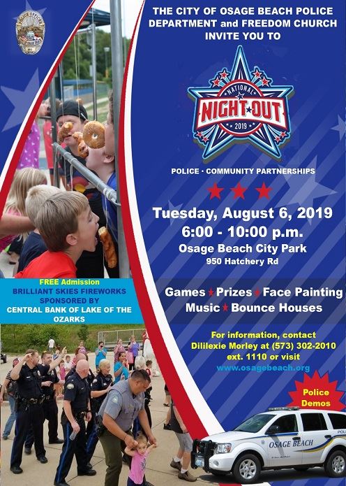 2019 National Night Out Flyer 496 X 695