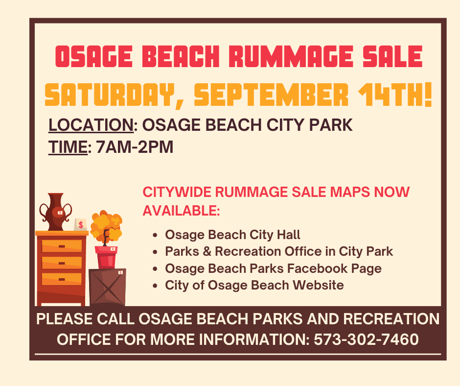 2024 Rummage Sale Flyer 1