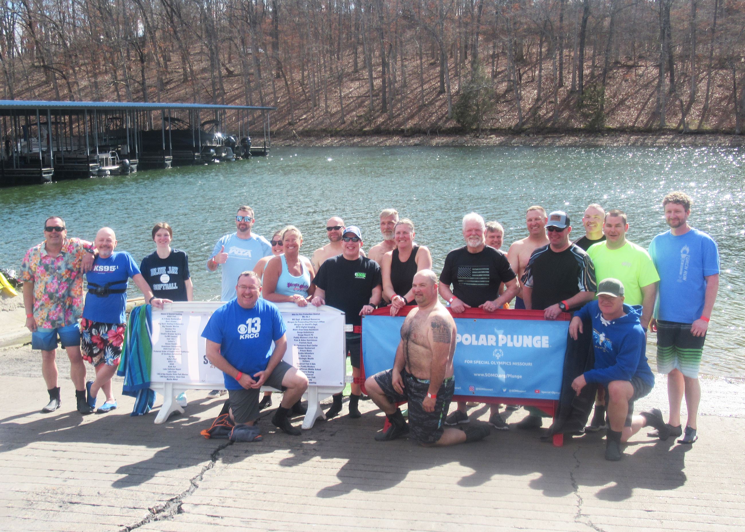 Special Olympics Missouri Polar Plunge 2023 - Grand Glaize Beach