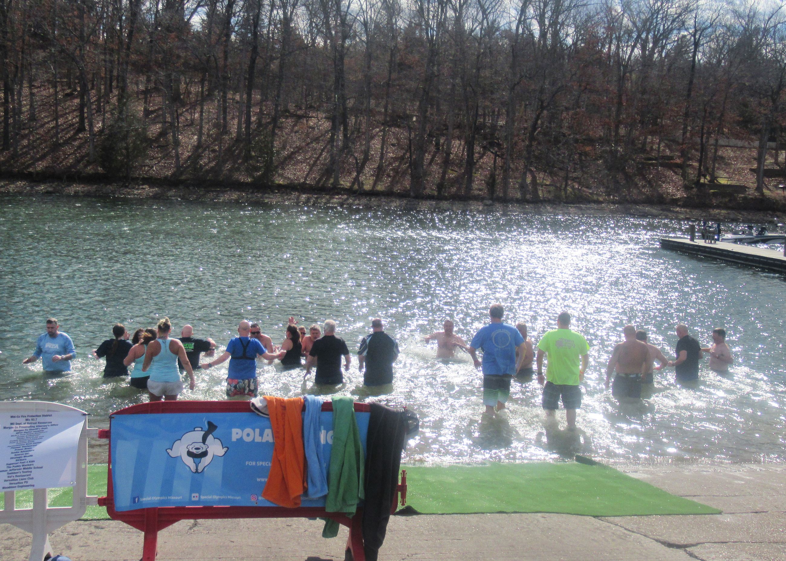 Special Olympics Missouri Polar Plunge 2023 - Grand Glaize Beach