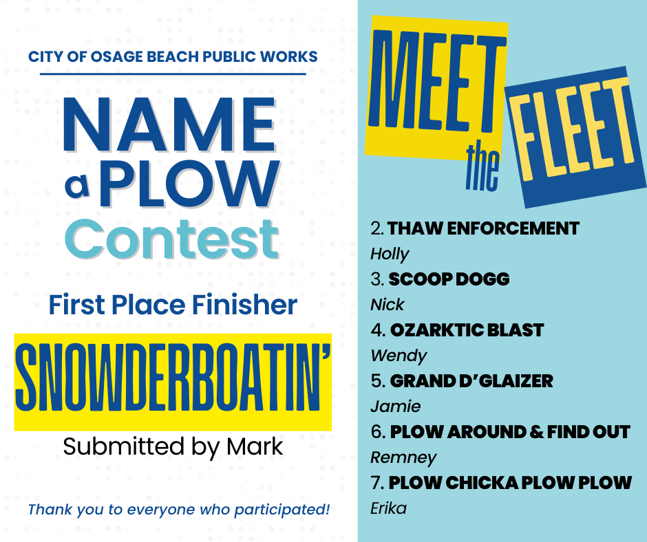 Name a Plow Contest Winners